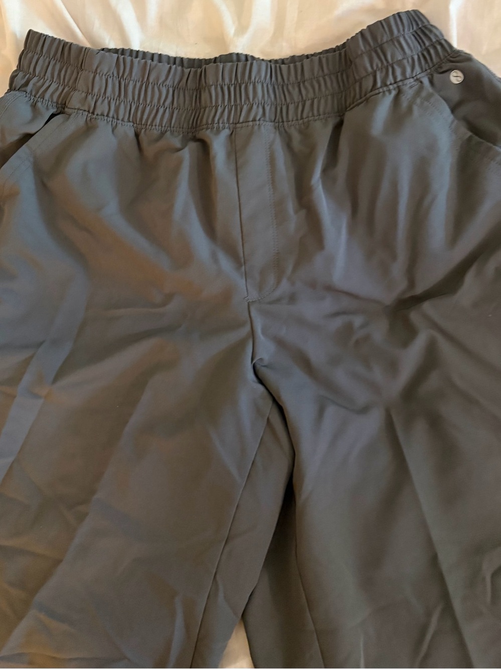 Women’s Gray Active Jogger Pants - Lightweight Stretch